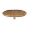 International Concepts Round 36 in Rd Top Ped Table, 12 in Leaf, Dining Ht, Hickory/Stone, 36 W, 48 L, 29.3 in H, Wood K41-36RXT - alternate 6